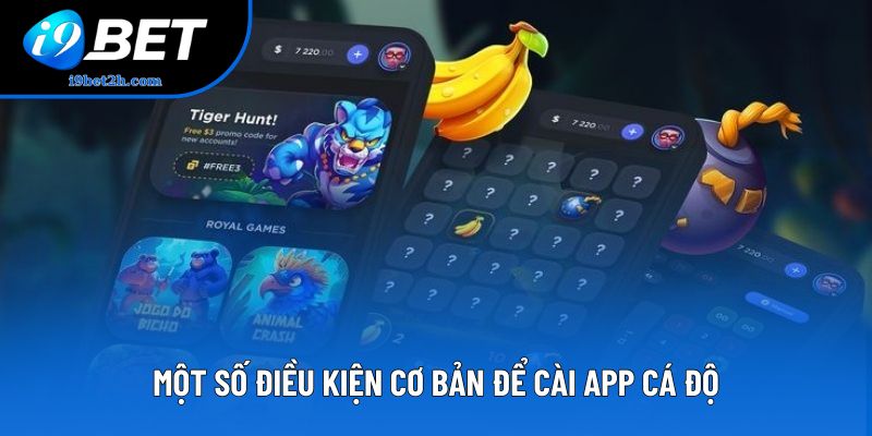 Một số điều kiện cơ bản để cài app cá độ